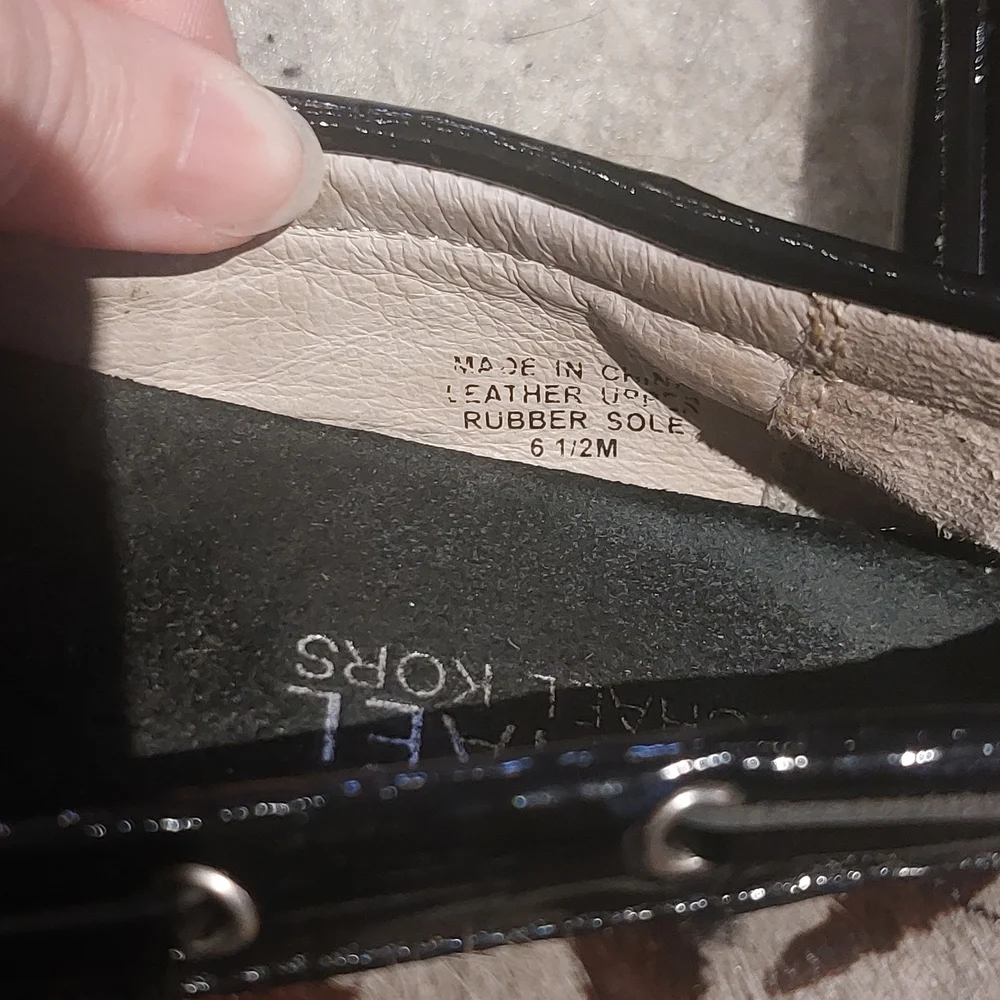 MICHAEL Michael Kors Brown and Beige Zebra-Print Moccasin Flats - Picture 5 of 5